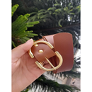 Cinto Fino Feminino Moda Blogueira Fivela Invertida Drica