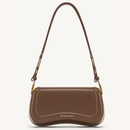 Bolsa de Ombra Feminina com Alça Ajustável, Bolsa Feminina Elegante com Couro Sintetico Preto, Presente