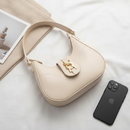 Bolsa Feminina Baguete Média De Ombro Estilosa Casual