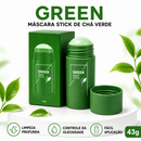Máscarafacialembastãodecháverde, remove cravos, combate a acne, hidrata, embeleza a pele do rosto, limpa e ilumina