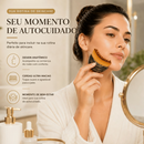 Escova Facial Modeladora Drenagem Glow Skincare Massagem Cerdas Ultra Macias Autocuidado Gua Sha
