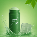 Máscarafacialembastãodecháverde, remove cravos, combate a acne, hidrata, embeleza a pele do rosto, limpa e ilumina