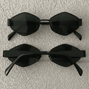 Óculos de Sol Retrô da moda Fashion UV400 Haste Dourada