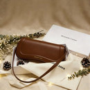 Bolsa de Ombra Feminina com Alça Ajustável, Bolsa Feminina Elegante com Couro Sintetico Preto, Presente