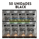 Kit 50 Sachês de Máscaras Faciais Black Skincare
