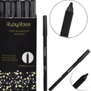 Lápis para Olhos Delineador à Prova D'água - Carbon Black / Preto - Ruby Rose (HB050
