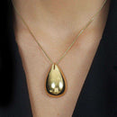 Colar Dourado de Gota