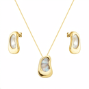 Conjunto Dourado Orgânico Madrepérola