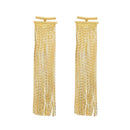 Brinco Dourado de Franja