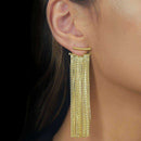 Brinco Dourado de Franja