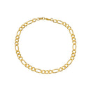 Pulseira Dourada Masculina Elo 3 por 1 - 5mm