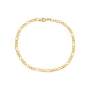 Pulseira Dourada Masculina Elo 3 por 1 - 4mm