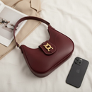 Bolsa Feminina Baguete Média De Ombro Estilosa Casual