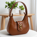 Bolsa Feminina Baguete Média De Ombro Estilosa Casual