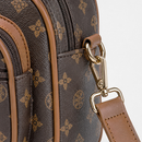 TOMI MITO Bolsa Feminina De Transversal Com Monograma Em Estilo Retrô Bolsa Quadrada Com Estampa Vintage TM9185