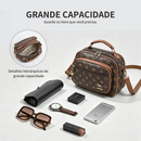 TOMI MITO Bolsa Feminina De Transversal Com Monograma Em Estilo Retrô Bolsa Quadrada Com Estampa Vintage TM9185